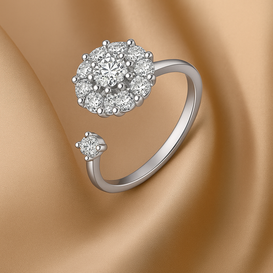 StresRing - Pierścionek Antystresowy Crystal